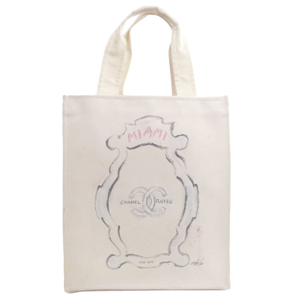 Chanel Miami Cruise Line Tote Bag Canvas Women's CHANEL